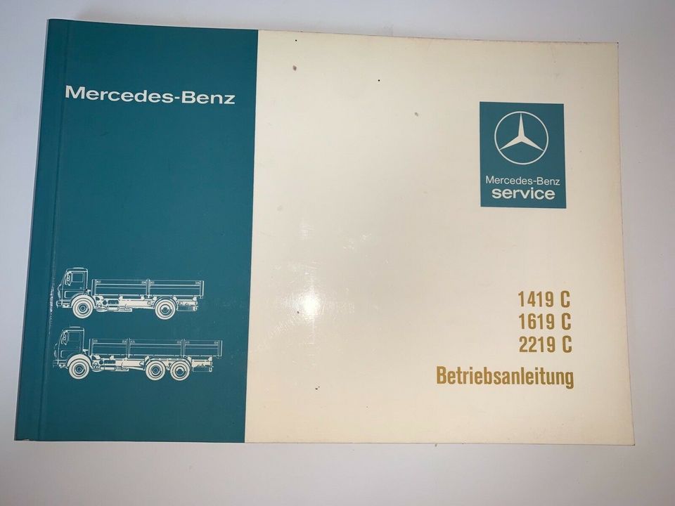 Mercedes – Benz Betriebsanleitung 1419C 1619C 2219C in Erwitte