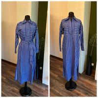 Kleid mit Schlitzen, gestreift, oversize, Midikleid Nordrhein-Westfalen - Hamminkeln Vorschau