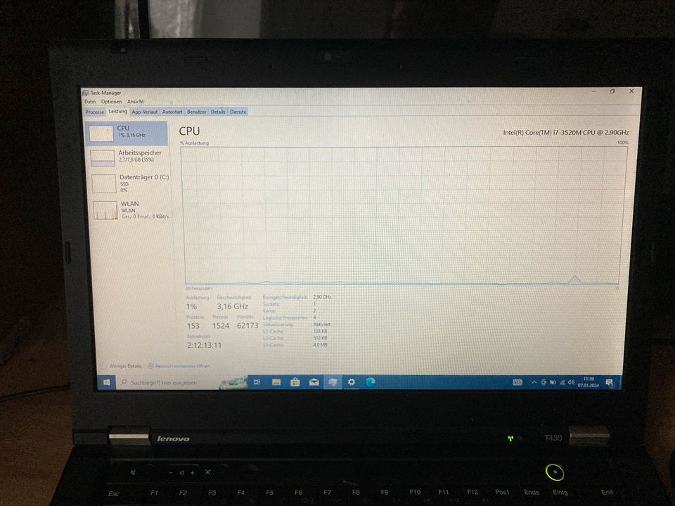 Lenovo Thinkpad T430 Intel I7 8 GB DDR 3 in Radevormwald