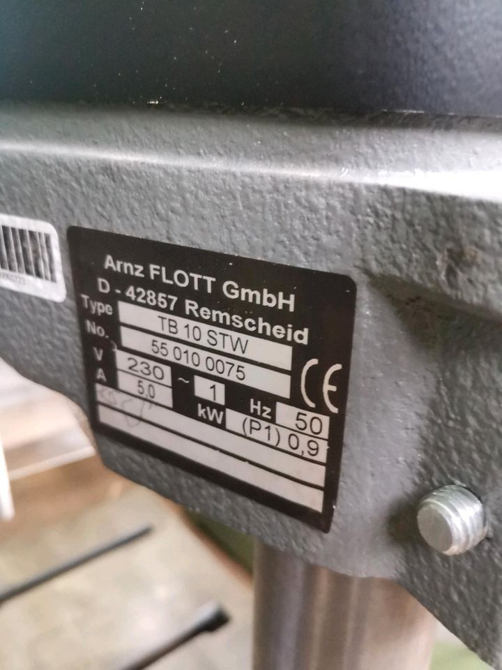 Ständerbohrmaschine Säulenbohrmaschine Tischbohrmaschine FLOTT E1, TB10 13 4000ST STW - ab 550€ in Buch