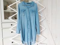 Vero Moda Jeanskleid XL 42 blau used Jeansbluse Bluse Hemd Kleid Nordrhein-Westfalen - Herford Vorschau