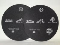 2 Slipmats Plattenspieler/Plattenteller Filz Auflage schwarz Niedersachsen - Wahrenholz Vorschau