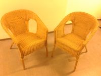 2 schöne leichte Rattan Stühle Rattan Sessel gut erhalten Vintage Bayern - Hebertshausen Vorschau