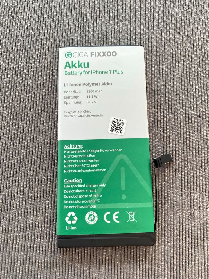 iPhone 7 Plus Akku Neu Giga Fixxoo in Nordrhein-Westfalen - Senden | eBay  Kleinanzeigen ist jetzt Kleinanzeigen