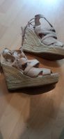 Wedges Sandalen beige Gr. 41 Rheinland-Pfalz - Hagenbach Vorschau