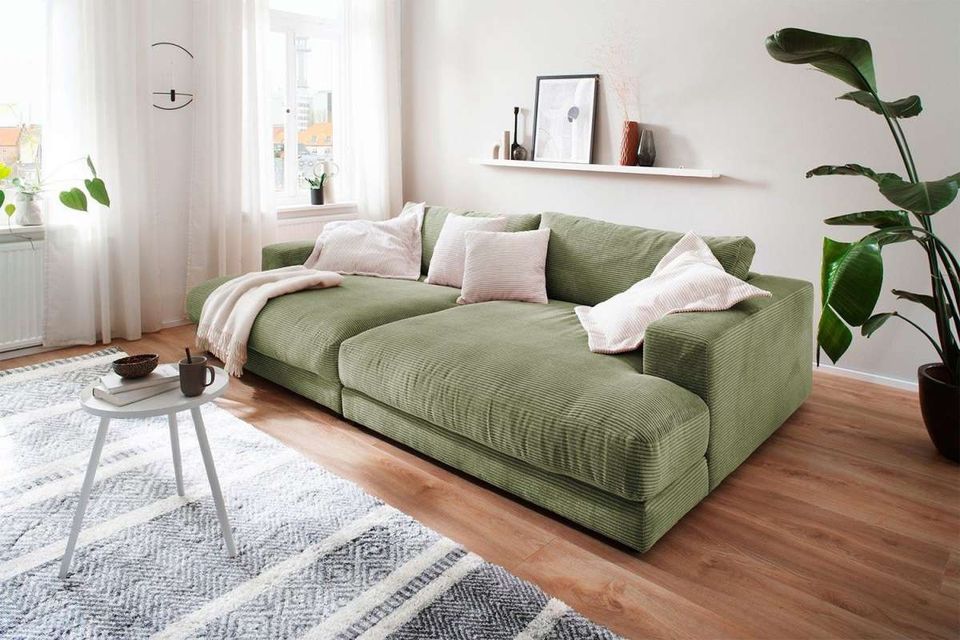 Sofa Couch Big Sofa Bezug aus Cord in Köln