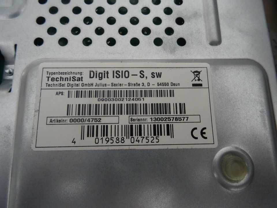 TechniSat Digit ISIO S HDTV-Digitaler Sat-Receiver Twin-Tuner HD+ in Völklingen