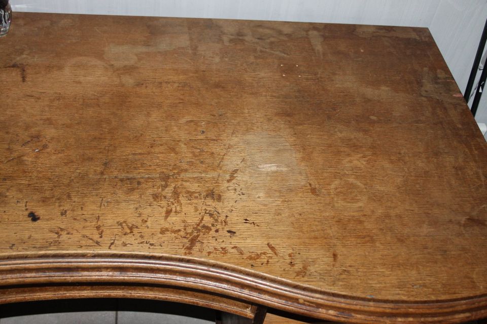 Schreibtisch Sekretär antik Holz alt Vintage Shabby 85x179x79 cm in Bergheim