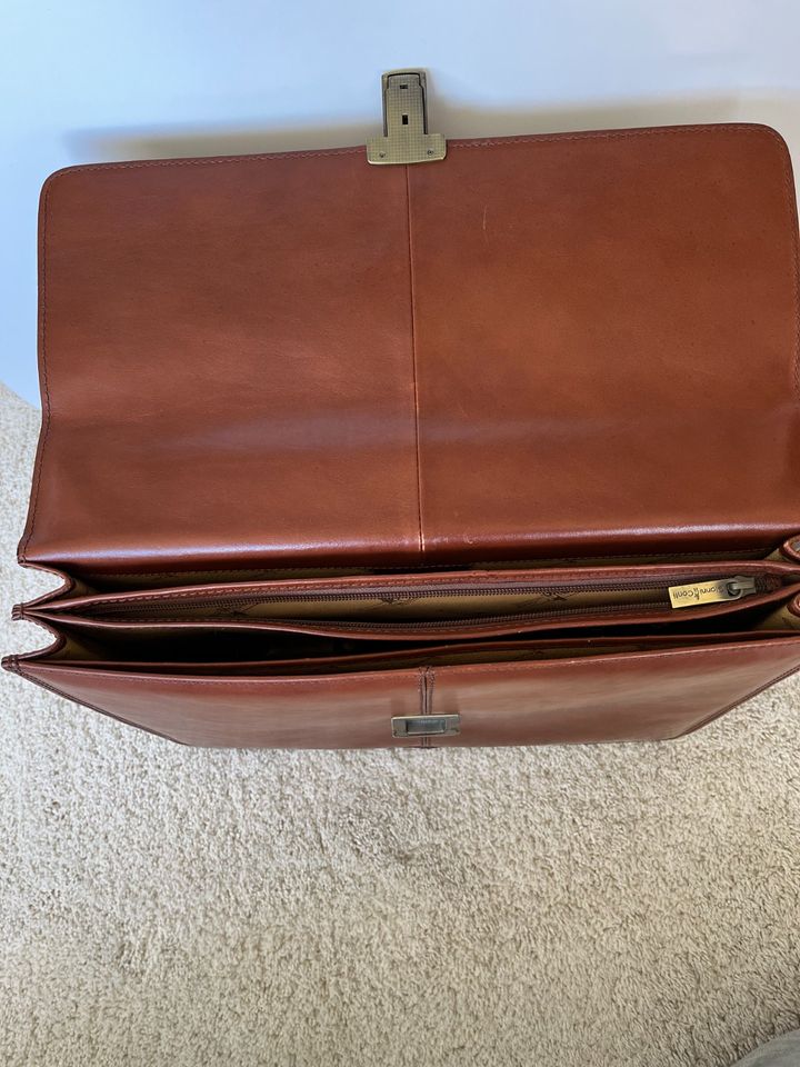 Tolle Aktentasche/Business Tasche aus hochwertigem Leder! Wie Neu in Bramsche