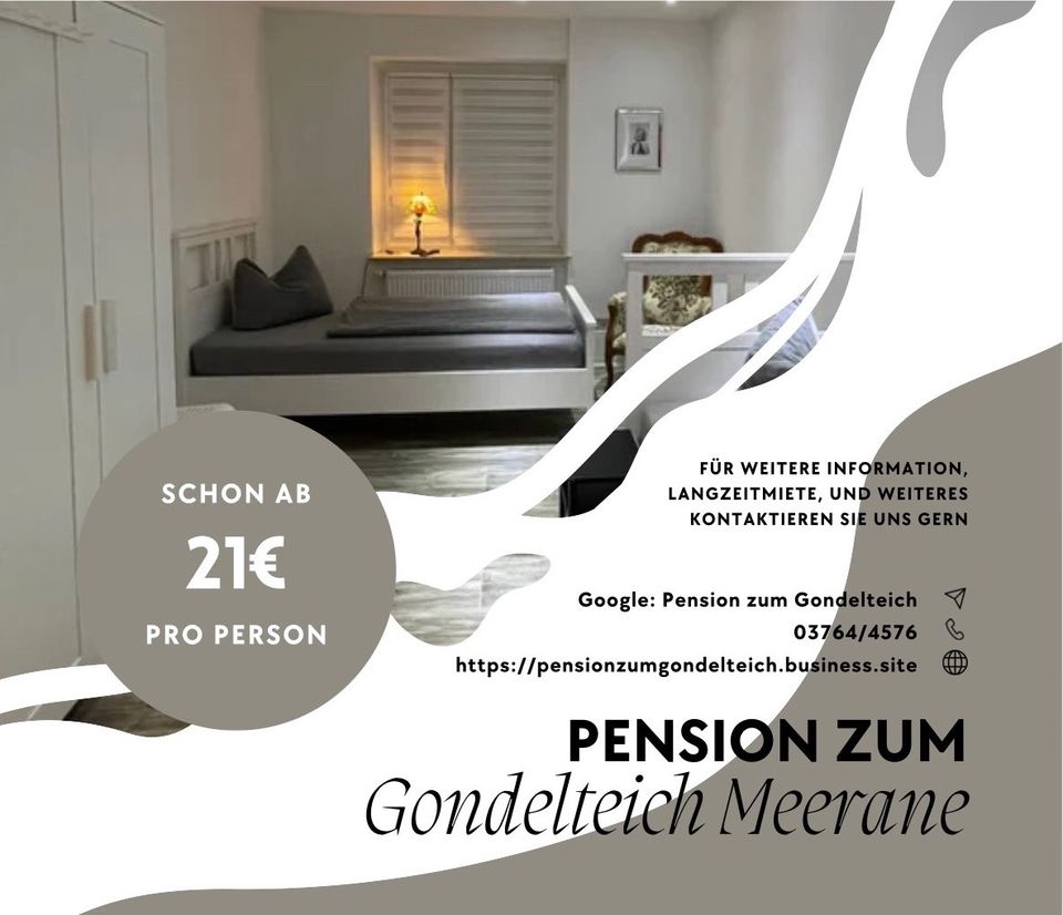 Ferienunterkunft | Pension | Übernachtung Meerane | Zwickau in Zwickau