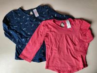 2 dünne langarm Shirts 80 Baby club Mädchen pink blau Bayern - Heimertingen Vorschau