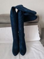 Stiefel Overknee, Gr. 42, blau, fake Leder u Nordrhein-Westfalen - Oberhausen Vorschau