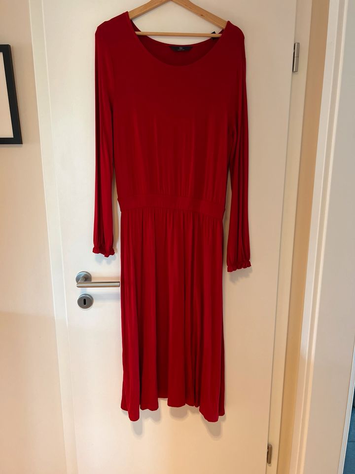 NEU TCM Tchibo 40 42 Kleid rot Langarmkleid Blusenkleid in Hamburg
