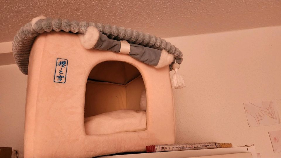 Katzenbett Katze Bett Haus in Bördeland