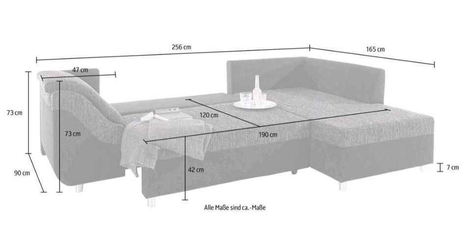 Ecksofa / Couch / Schlafsofa in Dresden