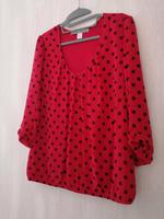 Bluse mit schwarze Punkte gr 42 Niedersachsen - Sögel Vorschau