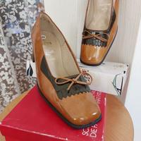 Ara Elegance Lack Pumps Blockabsatz camel oliv 6 1/2 Weite H Berlin - Charlottenburg Vorschau