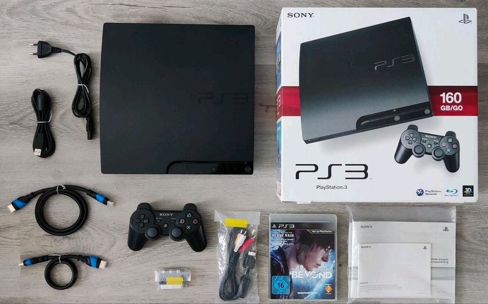 Sony PS3 / Playstation 3 Konsole / 160GB/ mit original Zubehör in Hamburg