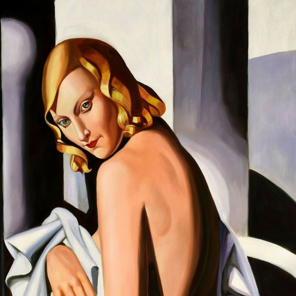 Homage Lempicka-Portrait d.Marjorie Ferry p99086 120x180cm Ölbild in Berlin