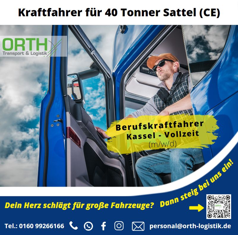 LKW-Fahrer aufgepasst! TOP JOB C/CE in Kassel