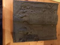 Ofenplatte Relief Bild Gusseisen Massiv 26 x 30 x 2 cm schwer Rheinland-Pfalz - Andernach Vorschau