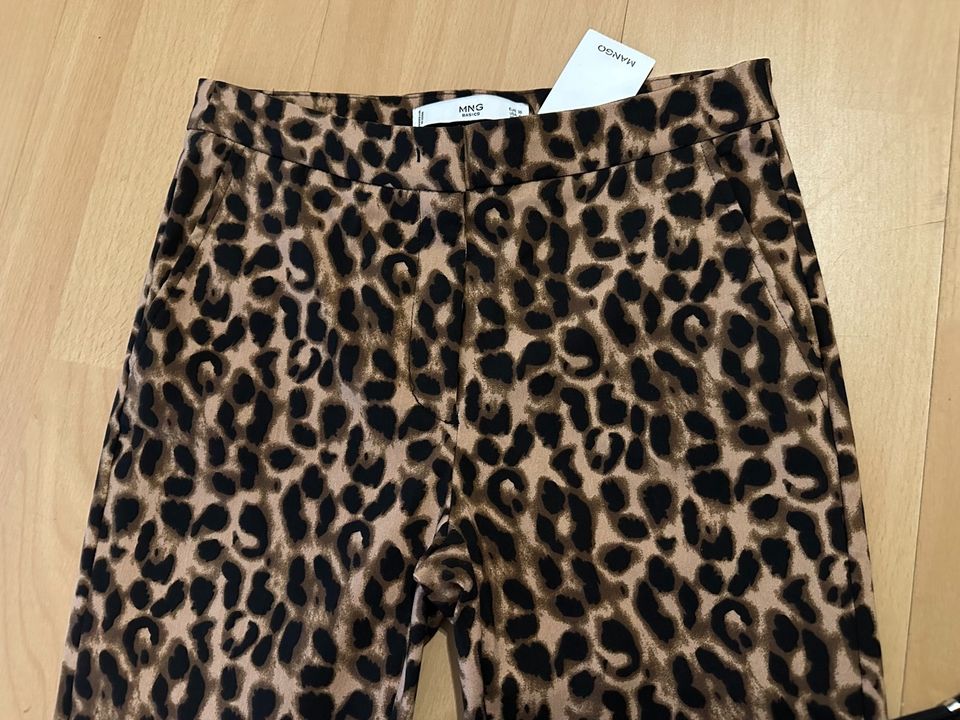 Mango Cola hose Leopard Leo Rockabilly 50er Jahre 36 Slim Fit 7/8 in Heßdorf