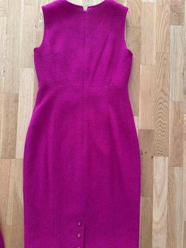 tolles Vintage Chanel Kostüm, Mantel & Kleid, fuchsia pink Gr. 42 in Berlin