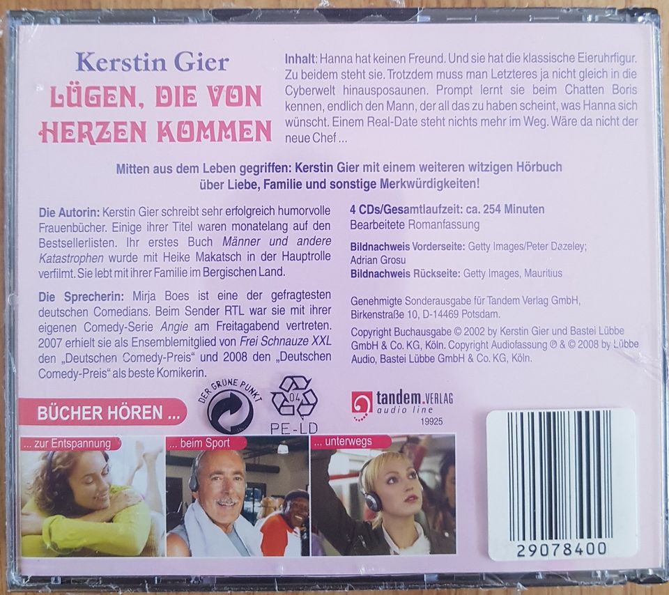Hörbuch Lügen, die von Herzen kommen von Kerstin Gier *Neu* in Bremen