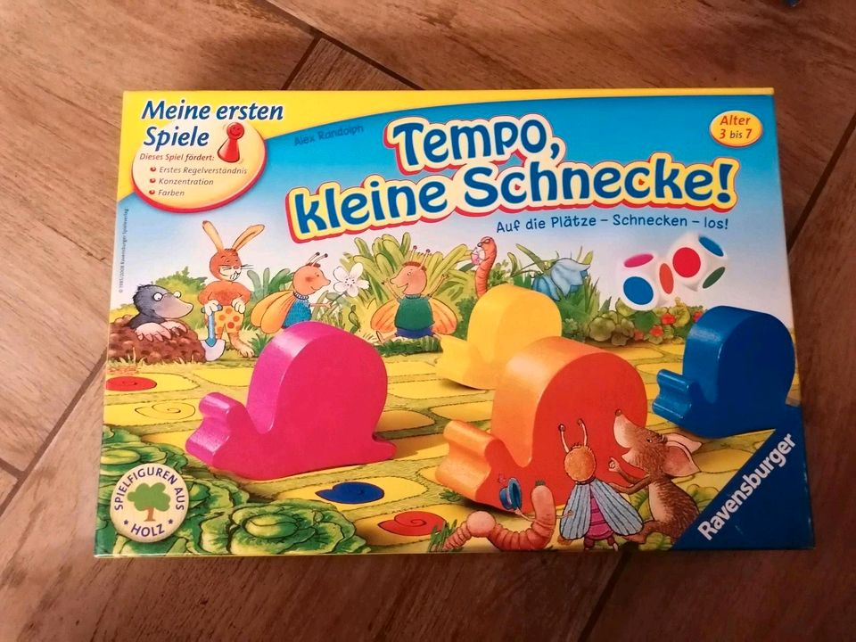 Tempo, kleine Schnecke - Spiel 3-7 Jahre in Rastenberg