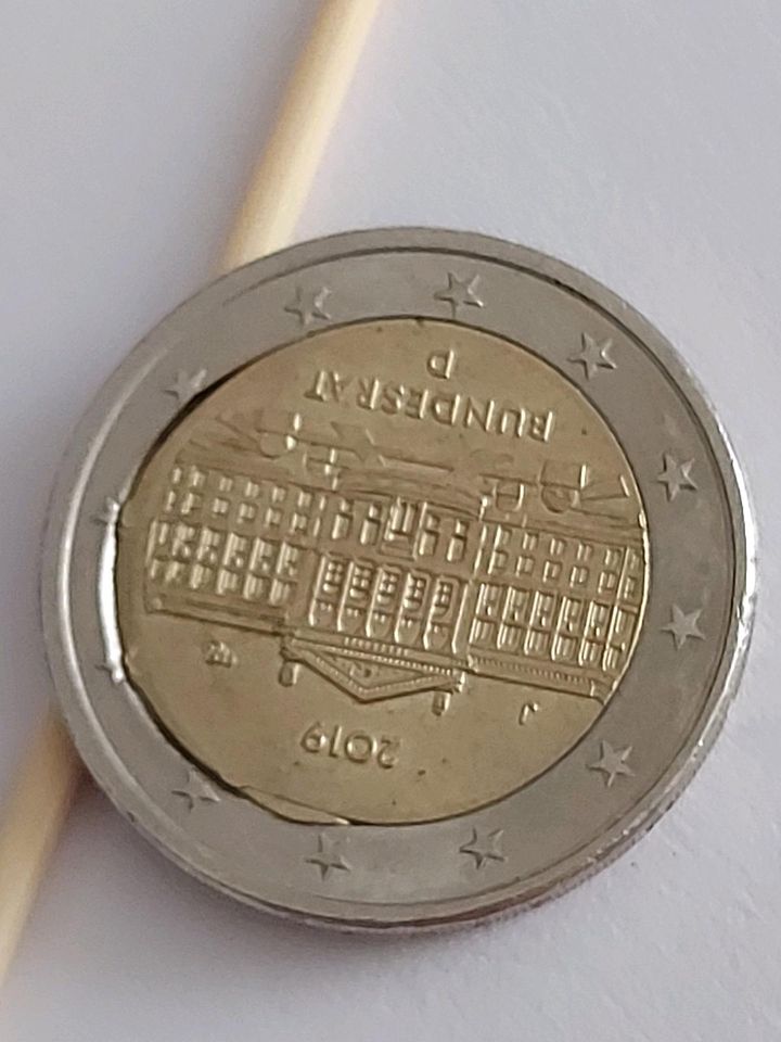 Zu Verkaufen 2 Euro Münze mit Fehlprägung in Düsseldorf