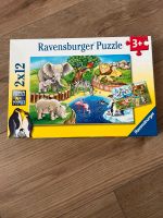 Puzzle Ravensburger ab 3 Jahre 2x12 Tiere Zoo Berlin - Köpenick Vorschau