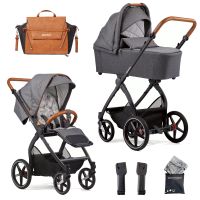 Gesslein FX4 Swing - 2in1 Kinderwagen-Set - Design 053053 - inkl. Panorama Lyx Babywanne + Sportsitz Swing + Wickeltasche + Zubehör - NEU Hessen - Fulda Vorschau