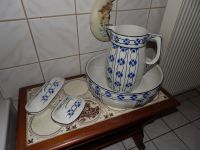 Altes Waschservice Waschset blaue Blumen Vintage Baddeko Hessen - Idstein Vorschau