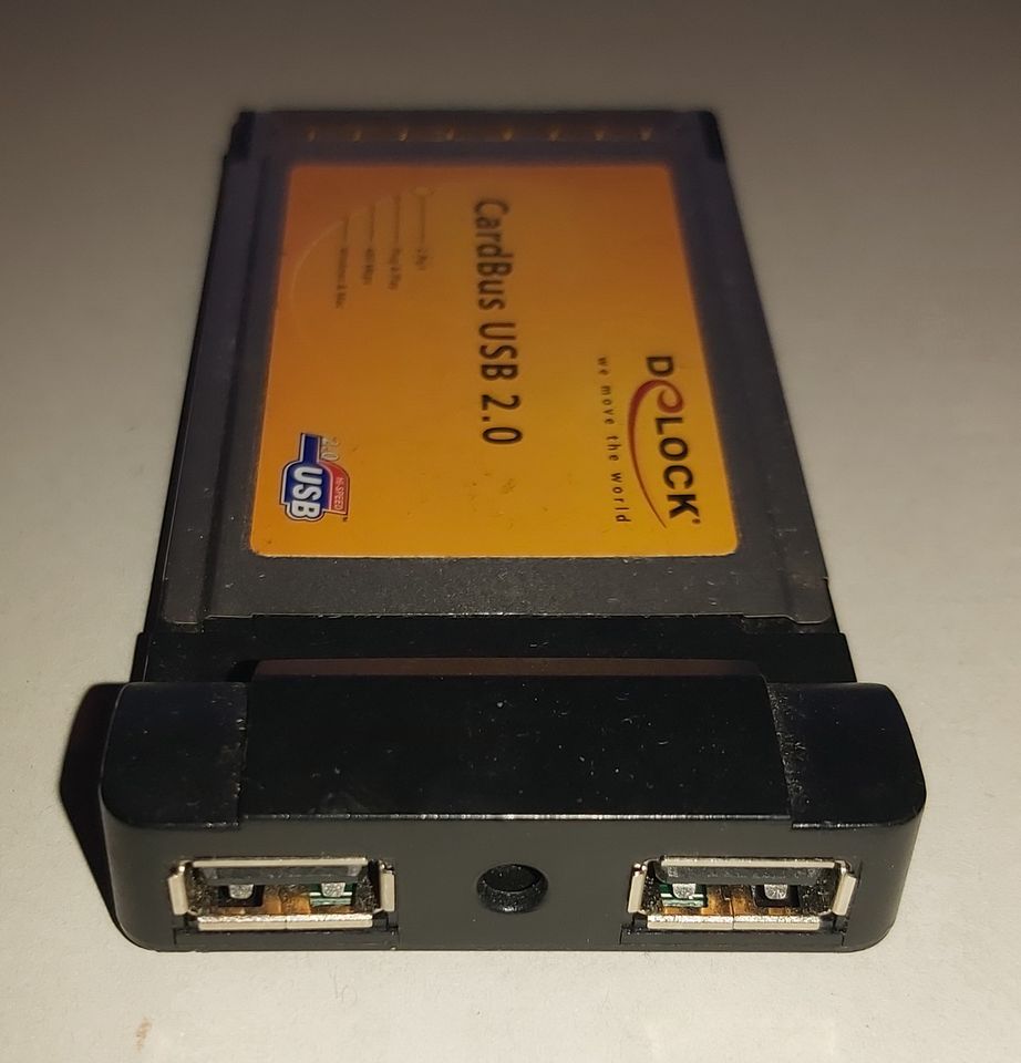 ❇️ PCMCIA Delock Cardbus USB 2.0 • P/N: L-312CB • Adapter 2-Port in  Niedersachsen - Göttingen | Weiteres PC Zubehör gebraucht kaufen | eBay  Kleinanzeigen ist jetzt Kleinanzeigen