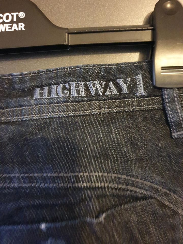 Highway 1 Motorradhose Jeans mit Knieprotektoren Gr. 48 W32 L32 in Rätzlingen