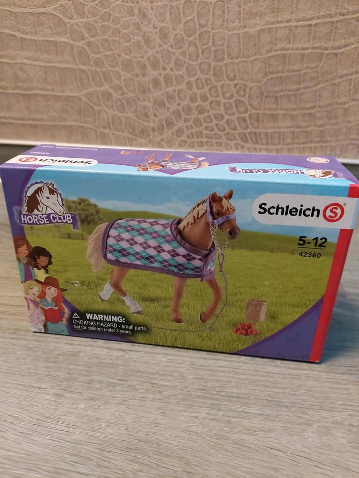 Schleich 42360 Englisches Vollblut mit Decke in Hohenhameln