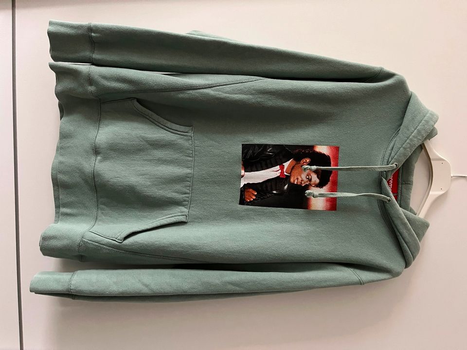 Supreme X Michael Jackson MJ Photo Hoodie Seafoam grün M in Mannheim