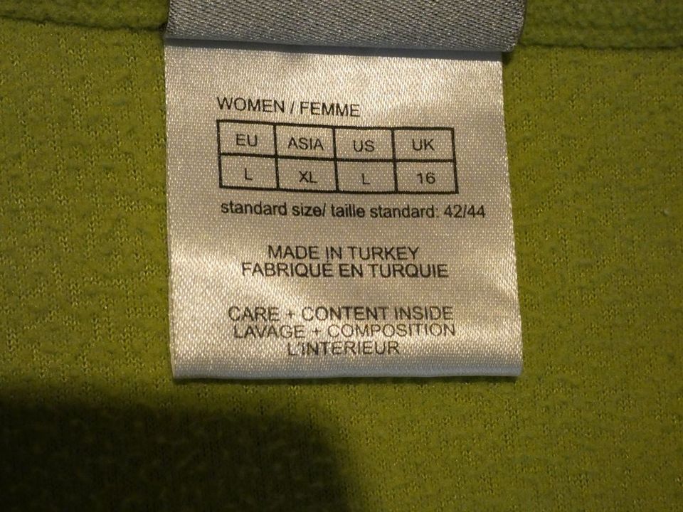 Damen Fleece Pullover Jack Wolfskin, grün, Größe 38 in Tönisvorst