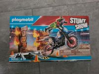 PLAYMOBIL Stuntshow 70553 Motorrad mit Feuerwand,  Tip Top Zustan Mitte - Wedding Vorschau