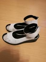 Sandalen Ballerinas Pumps Leder Plattform Plateau gr 38 Mitte - Wedding Vorschau