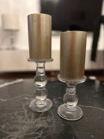 Kerzenständer/Kerzenhalter aus Glas inkl. Kerze Hannover - Döhren-Wülfel Vorschau