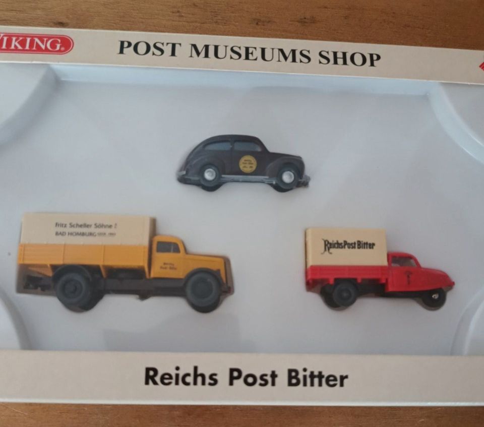 Wiking POST MUSEUMS SHOP , " Reichs Post Bitter " mit 3 Fahrzeuge in Rheda-Wiedenbrück