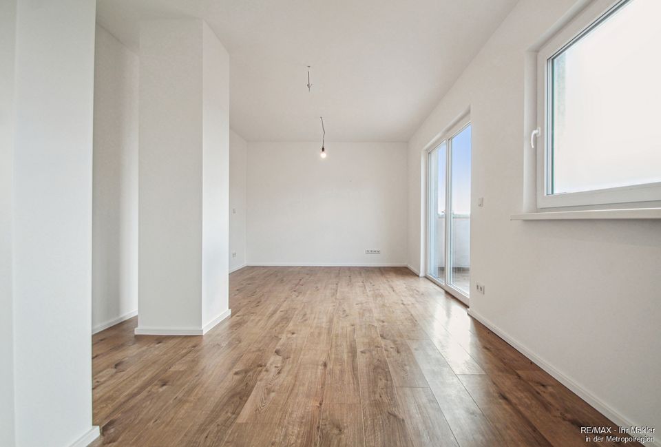 Penthouse-Wohnung mit leichtem Loft-Charakter, zwei Dachterrassen und freiem Blick in Langenzenn