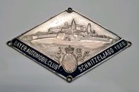 Schnitzeljagt 1926 Bayer-Automobil-Club Plakette AC Brandenburg - Lübbenau (Spreewald) Vorschau