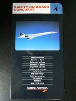 Safety Card British Airways Concorde Issue 4 1992 Baden-Württemberg - Baden-Baden Vorschau