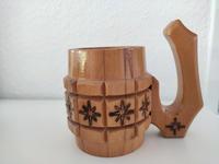 Holzkrug DDR alt Vintage 13 cm Niedersachsen - Osnabrück Vorschau