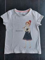 T-Shirt Oberteil kurzarm Gr. 104 little Kids weiß Frau Papagei Baden-Württemberg - Neulingen Vorschau