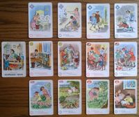 DDR-Kartenspiel (1950er Jahre) zur humorvollen Kindererziehung. Sachsen-Anhalt - Zahna-Elster Vorschau