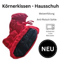 Warme Füße! Bequeme Körnerkissen-Hausschuhe, Universalgröße, rot Nordrhein-Westfalen - Augustdorf Vorschau