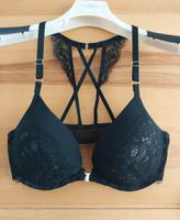 Hunkemöller Push-Up-BH mit Vorderverschluss Cup 80C Schwarz Bayern - Augsburg Vorschau